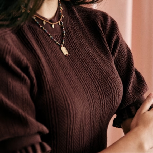 Sezane Sweaters - Sezane Adele Sweater in Chocolate Sz. M